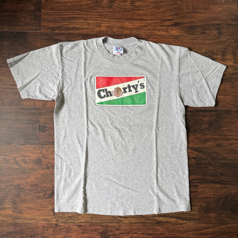 Vintage‎ 90s Shortys T Shirt Rare Skate Tee Made In USA Mexican Flag